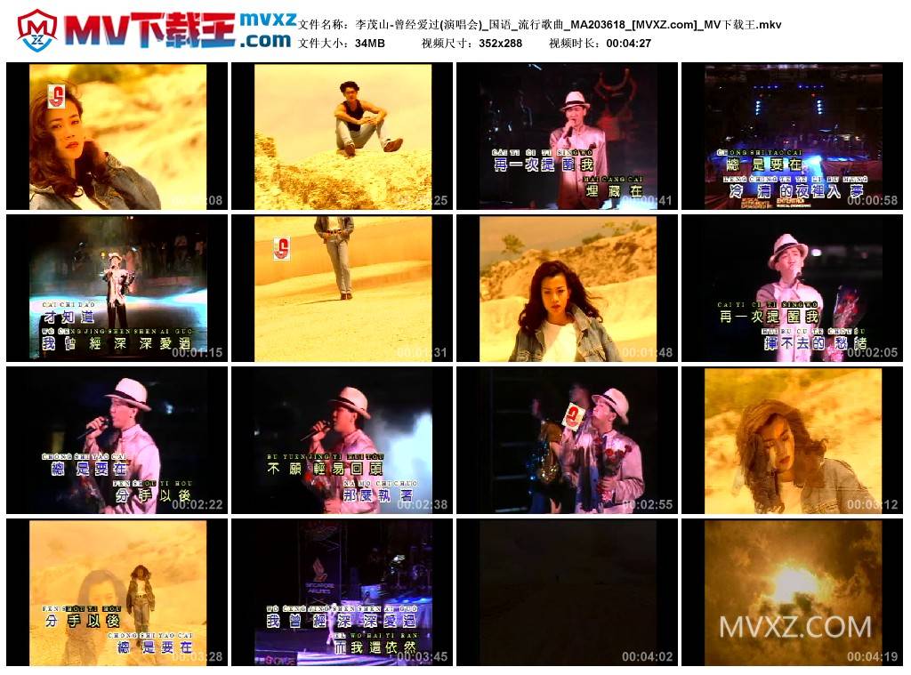 李茂山-曾经爱过(演唱会)_国语_流行歌曲_MA203618